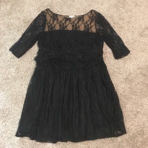 Kiyonna Black luna lace dress