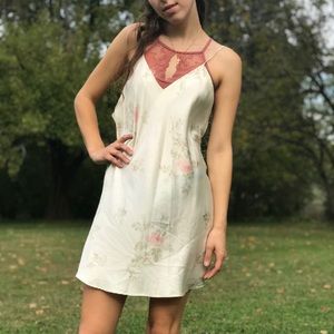 Beautiful Creamy Pastel Slip Calvin Klein Dress