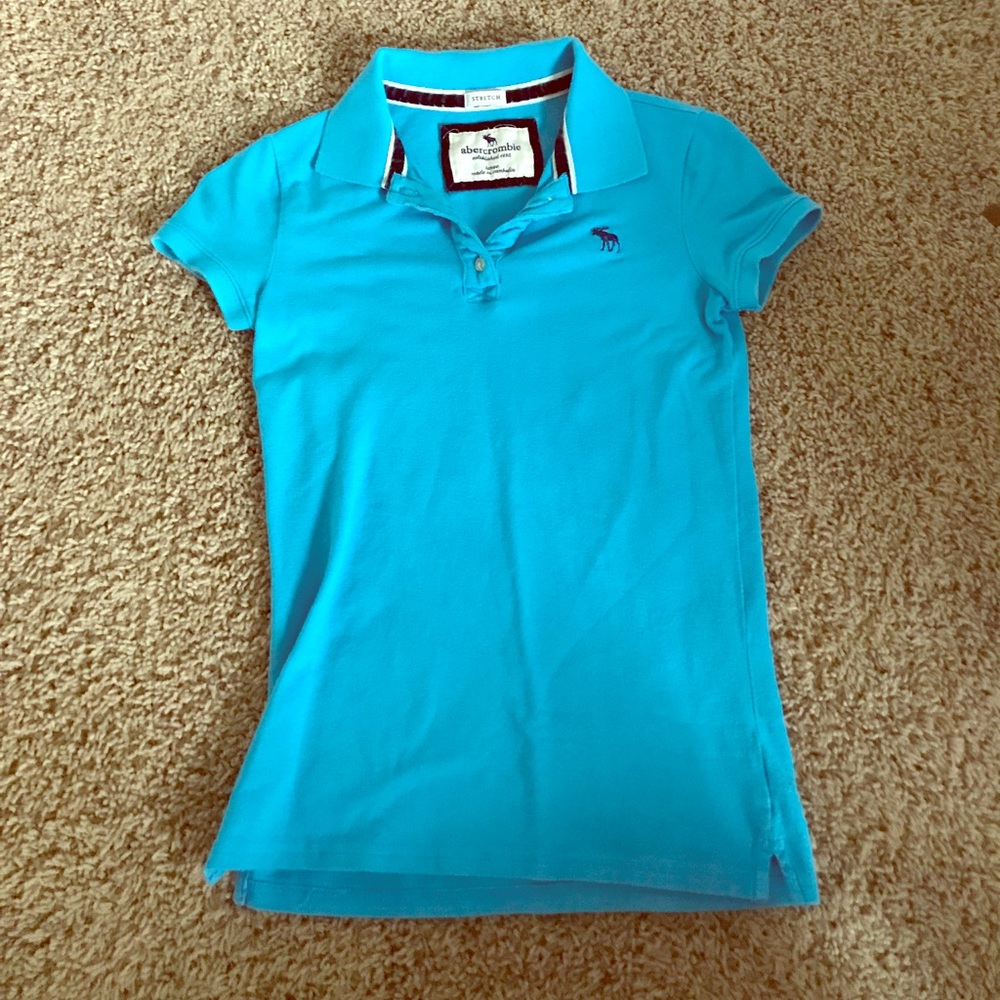 🔷🔷Blue Abercrombie Polo🔷🔷