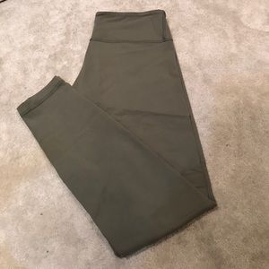 Lululemon dark green leggings