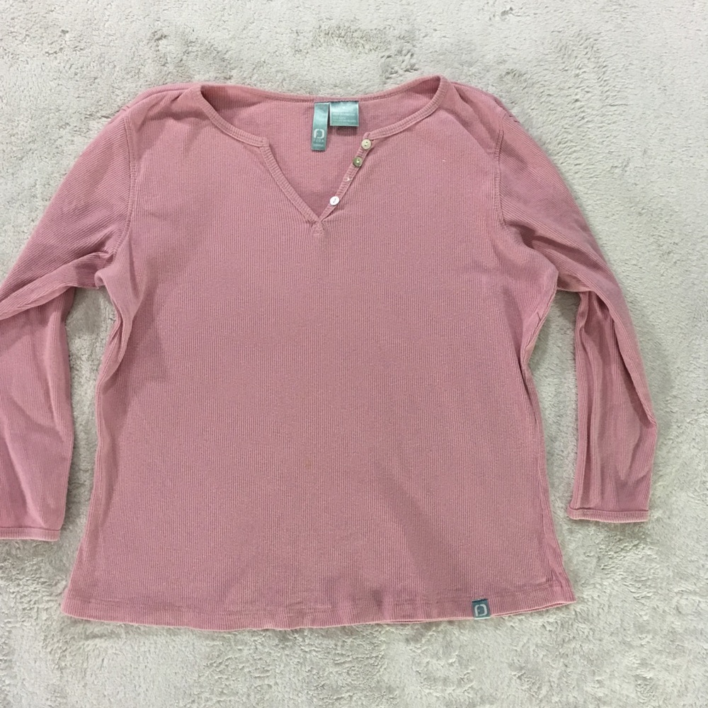 Fuda medium pink top - long sleeves - size medium