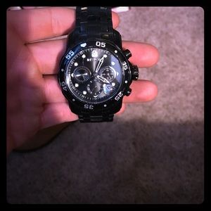 Black invicta watch
