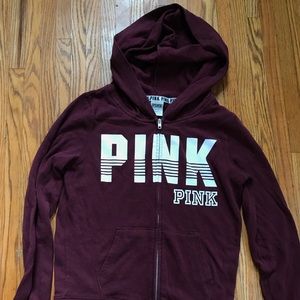 Victoria’s Secret PINK Zipper Hooded Sweatshirt