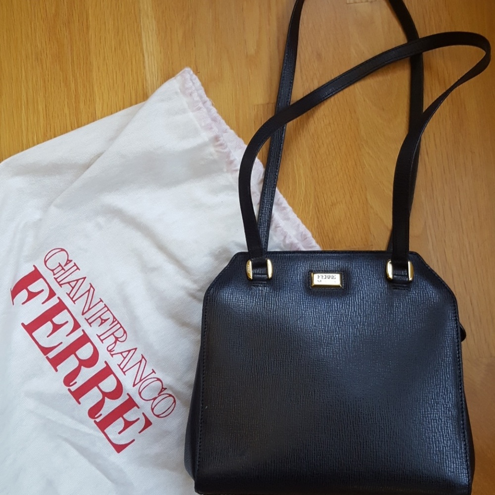 Gianfranco Ferre vintage leather bag