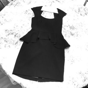 LBPT - little black peplum dress