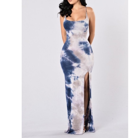 Tie Dye Maxi Dress - Picture 3 of 3