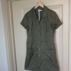 SOLD Tulle Military Inspired Dress