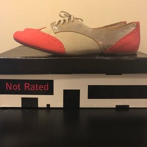 Not Rated Party Pops Coral and Tan Sneaks!