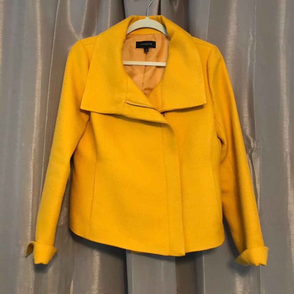 Talbots Wool Gold/Yellow Blazer!