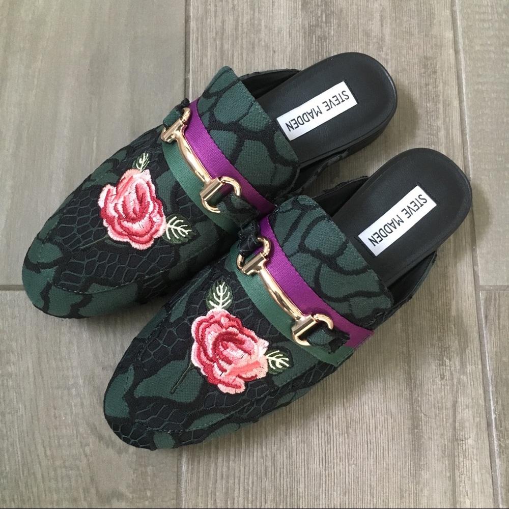 Steve Madden Floral Loafers