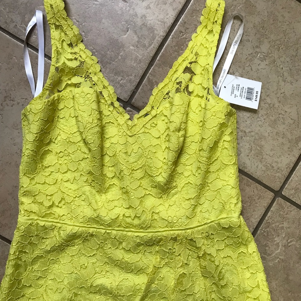 Sunshine Yellow lace dress