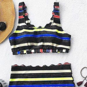 Crayon High-waisted bikini