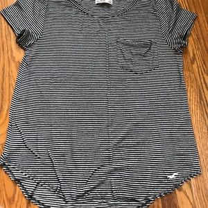 Hollister Striped Pocket Tee (Size Small)