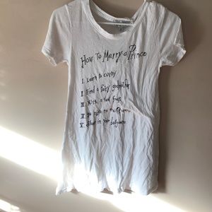 NWT wildfox How to marry a prince wildfox tee