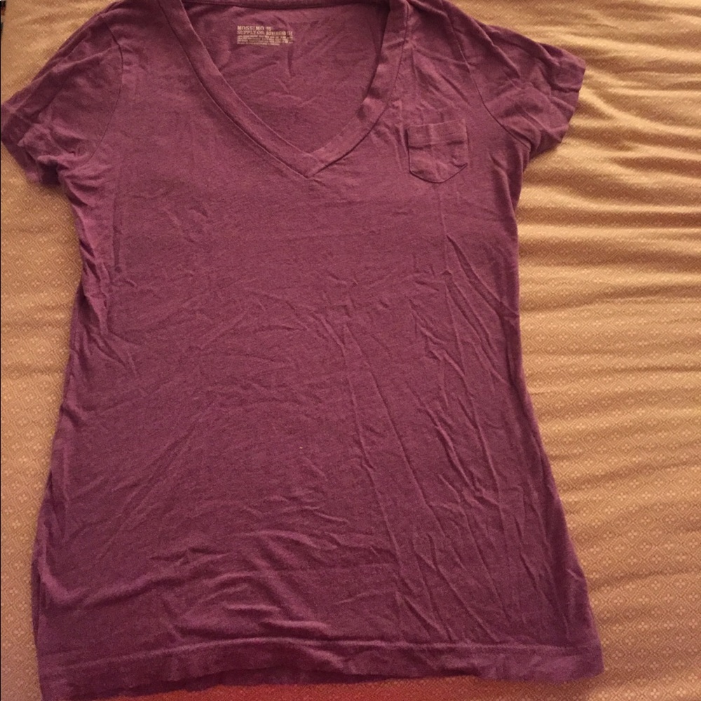 Missimo Supply Co. purple boyfriend tee