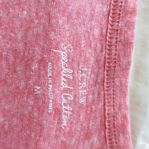 SOLD J Crew Speckled Cotton Scoop Neck T-Shirt - Picture 3 of 3