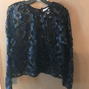 Bisou Bisou Michele BohBot Floral Top