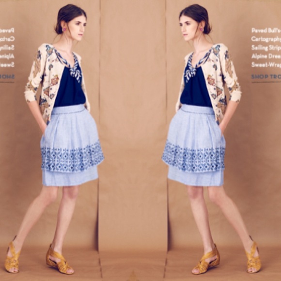 Anthropologie odille alphine dream skirt - Picture 2 of 4