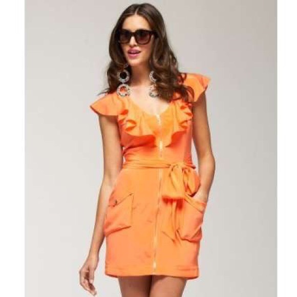 Bebe Ruffle Dress - Picture 1 of 2