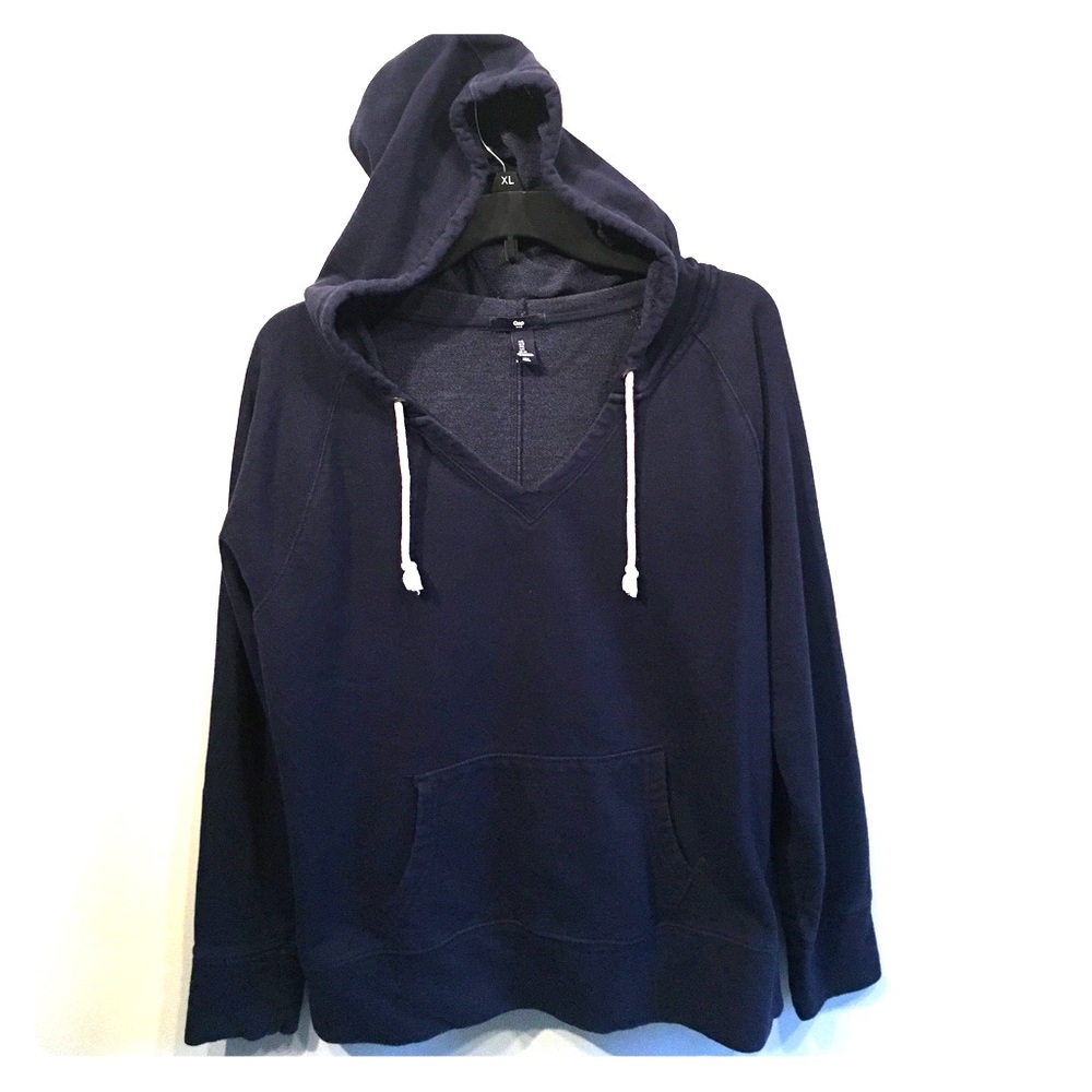 Navy blue v neck sweater