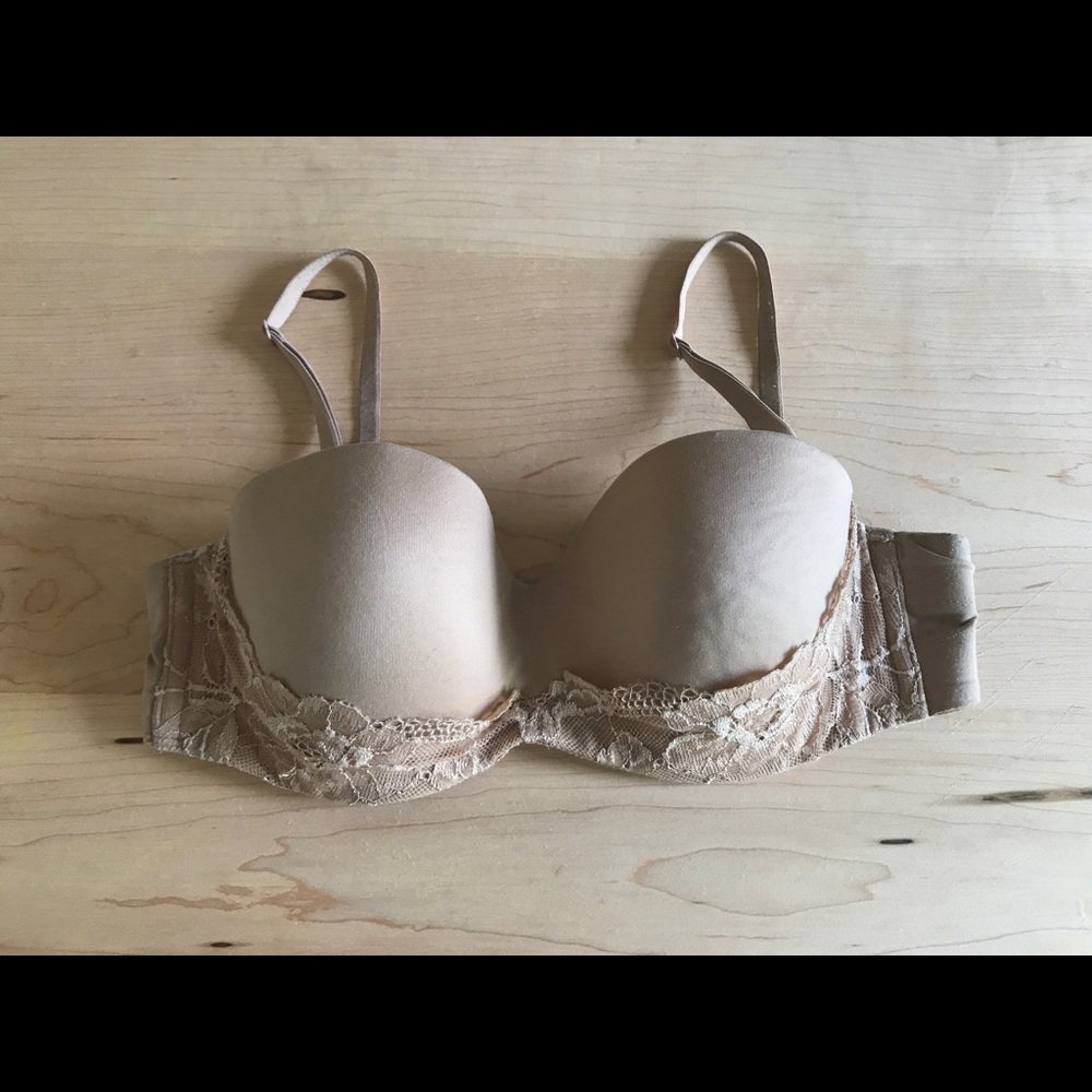 2 Victoria Secret Bandeau Bras 34C