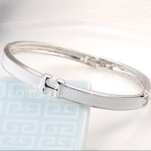 Gold plated acrylic Bangle