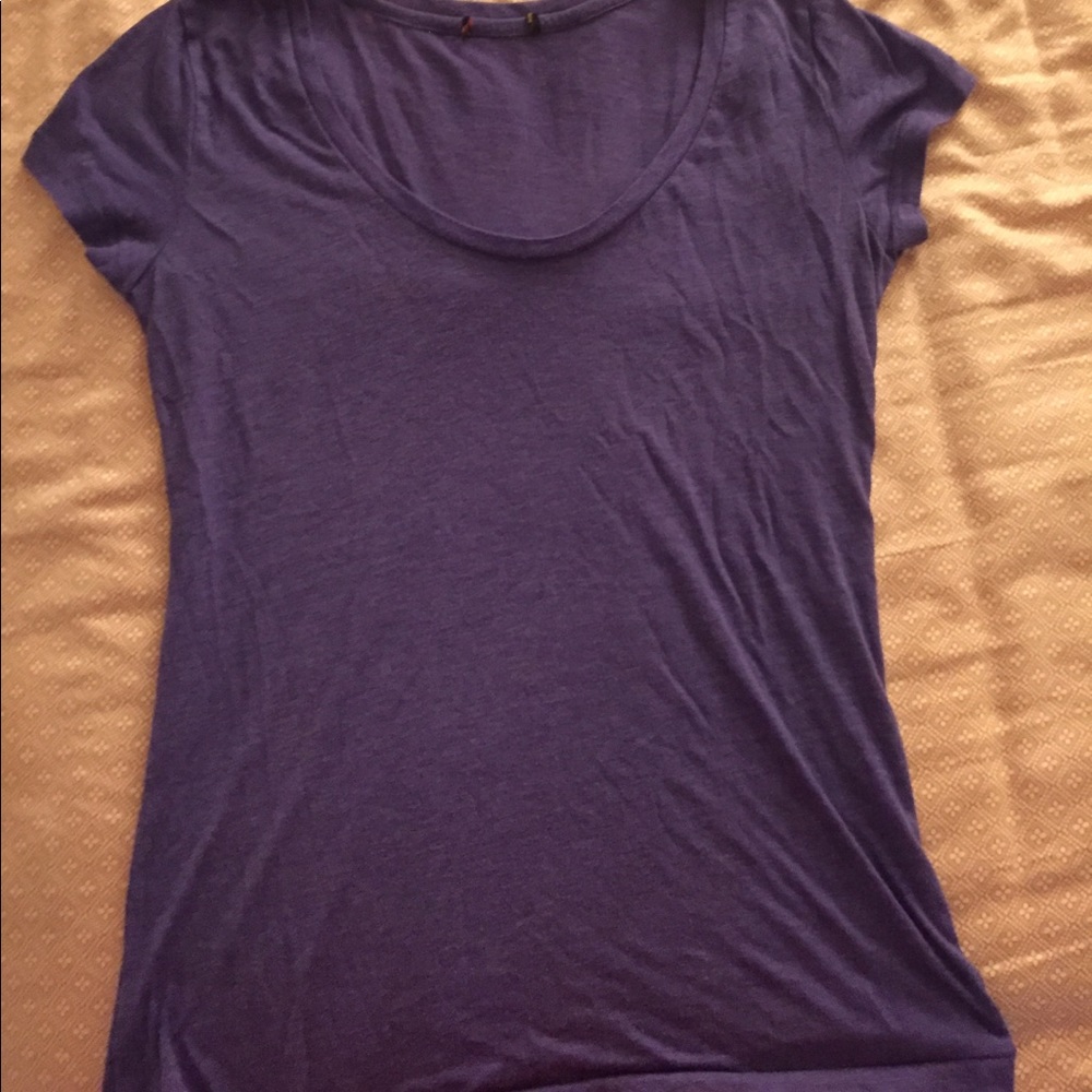 Soft purple short sleeve t-shirt