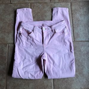 Pale pink jean