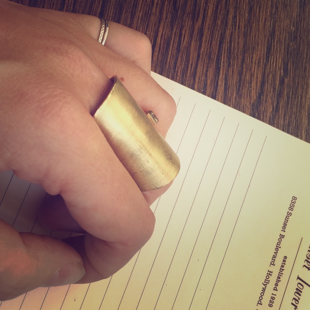 Ring made of a spoon