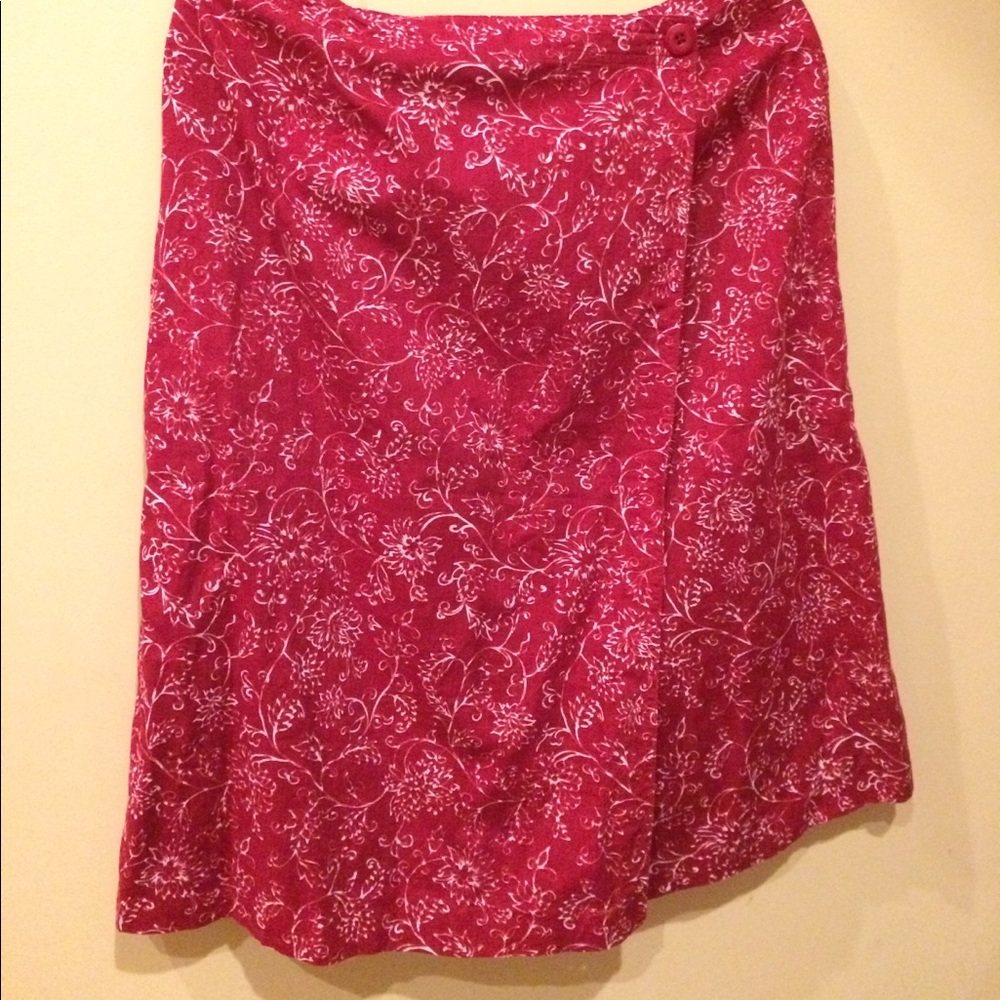 Eddie Bauer women's wrap skirt size 10