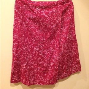 Eddie Bauer women's wrap skirt size 10