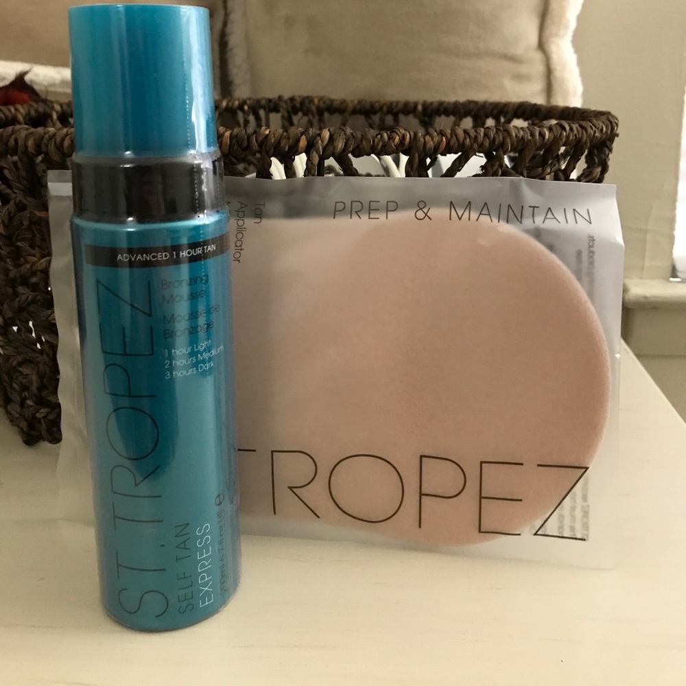 St. Tropes Bronzing Mousse and Applicator Mitt🌞🌊