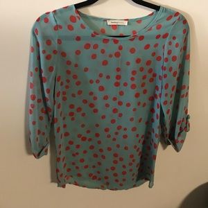 Polka dot blouse