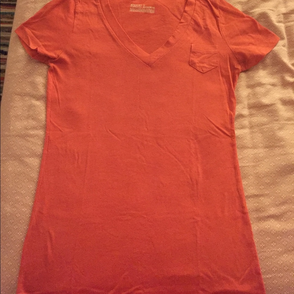 Burnt orange Mossimo Supply Co. boyfriend t-shirt