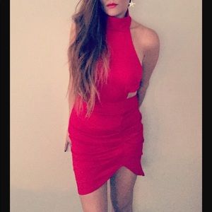 Red dress
