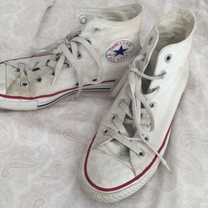 white high top converse