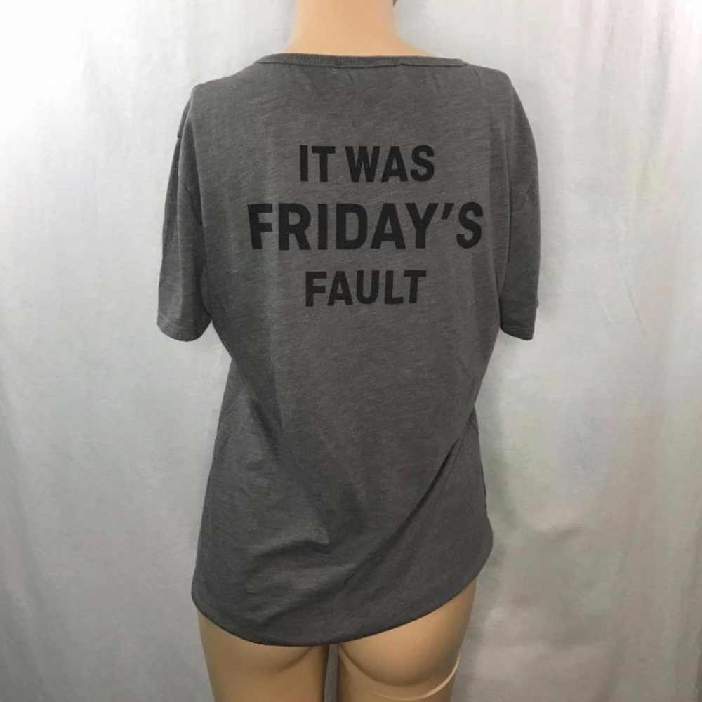 Victoria's Secret Graphic T Shirt Friday's Fault M