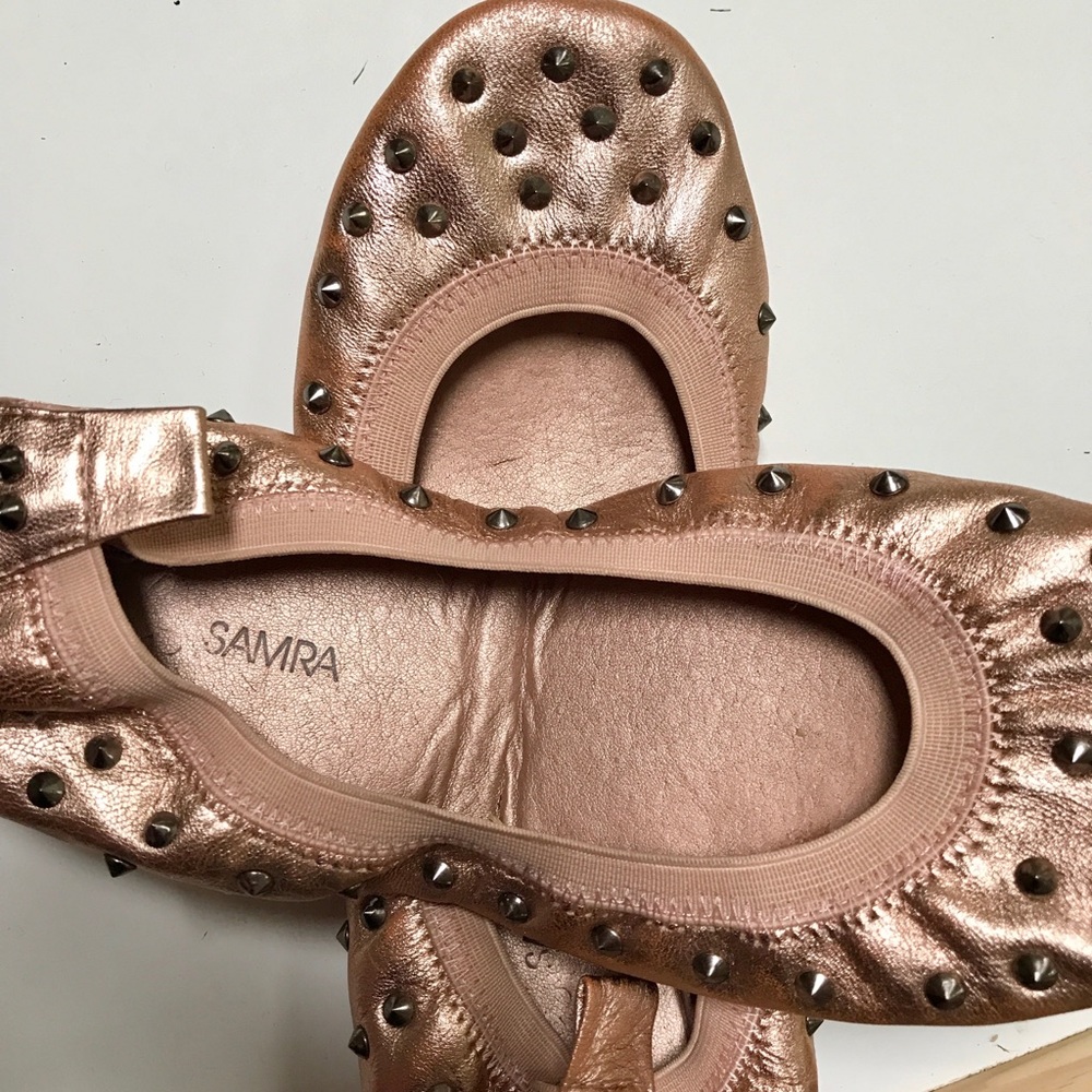 ⭐️ Yossi samra studded ballerina metallic size 10