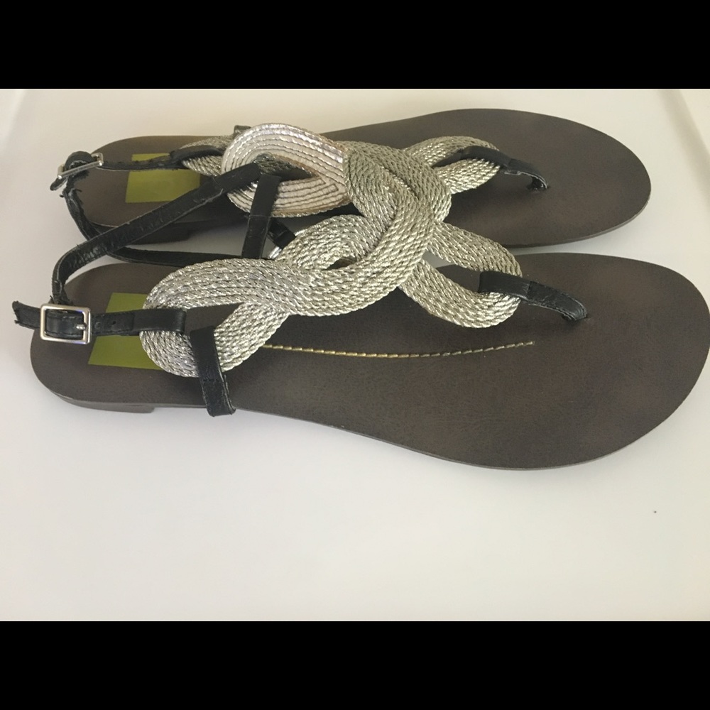 Dolce Vita silver rope sandals - Picture 2 of 4