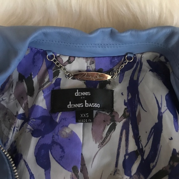 Dennis Basso XXS Periwinkle scallop lace Jacket - Picture 6 of 7