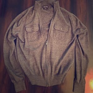 Michael Kors Medium Gray 30% Wool Men's Sweater.