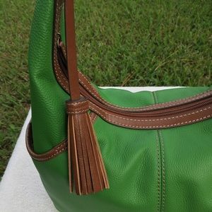 NWOT Tignanello leather hobo bag