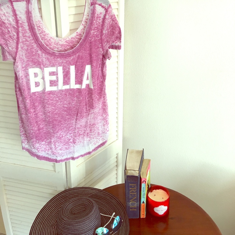 Adorable Loose Fit Tee/ Open Shoulders