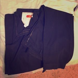 Two pair men’s black work pants