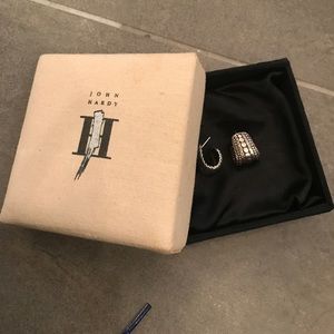 John Hardy Dot Collection Nuansa J-hoop earrings