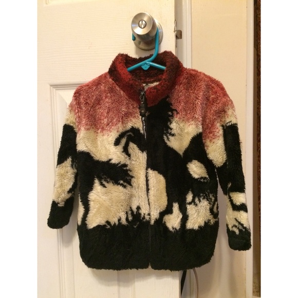 horse fleece jacket