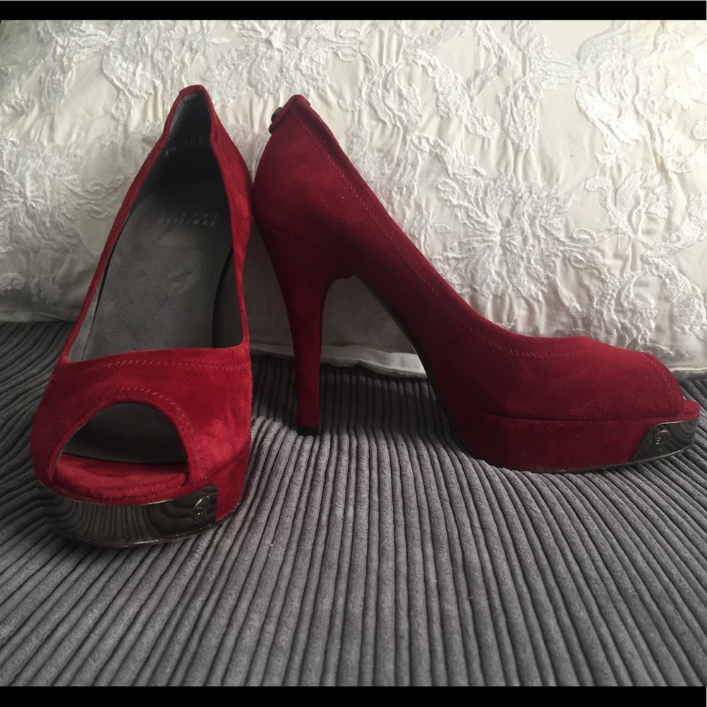 Scarlet Suede Heals