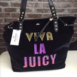 Juicy Couture 'Viva La Juicy' Velvet & Sequin Tote