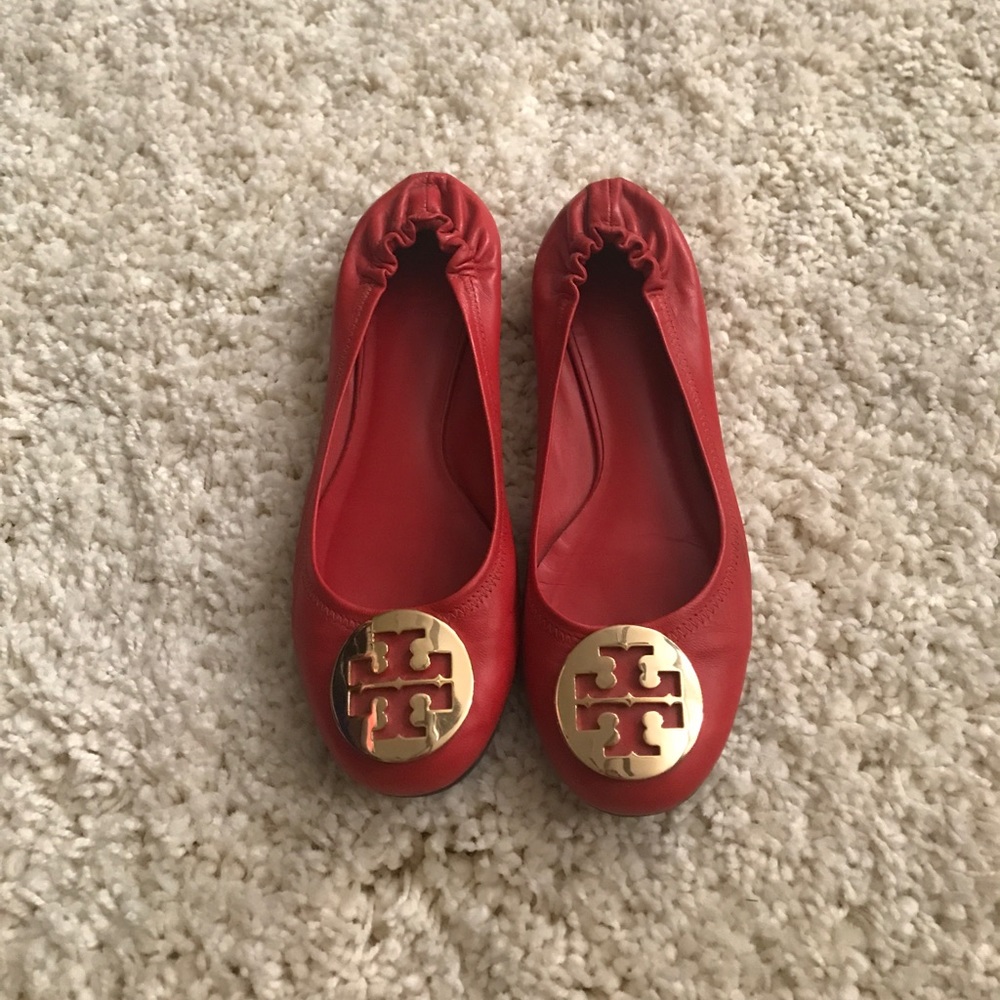 Tory burch Orange flats