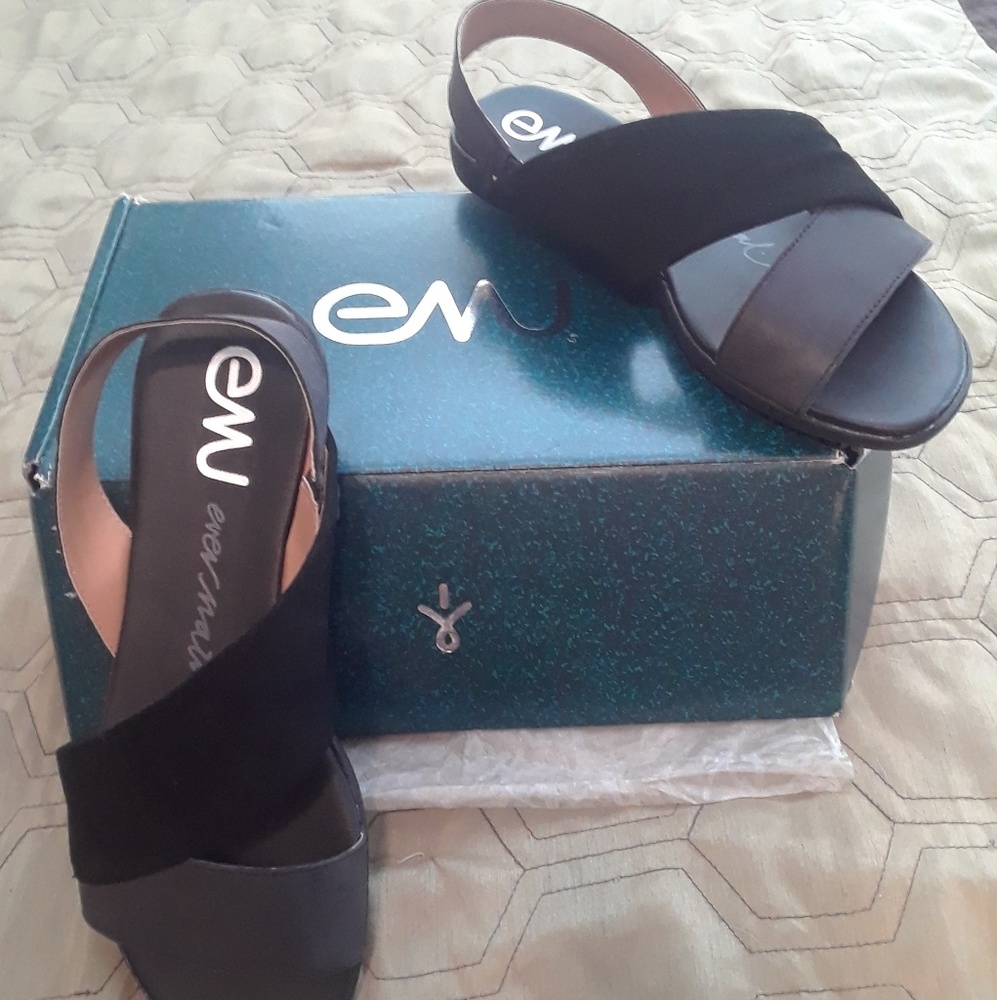 EMU AU Black Jerrawa Leather Slingback Sandal-NEW! - Picture 5 of 5